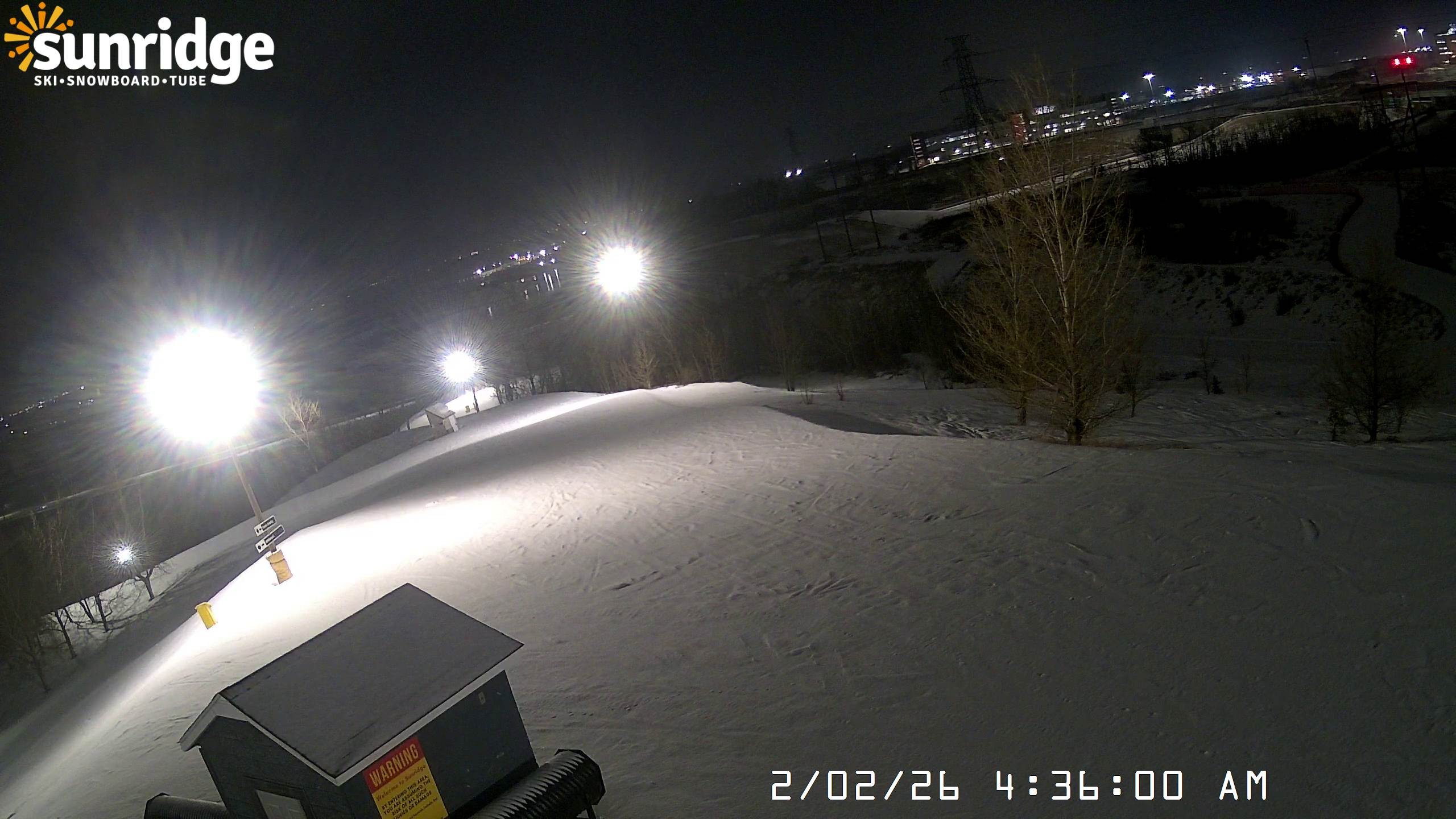 Archiv Foto Webcam Skiegebiet Sunridge(Alberta, Canada)