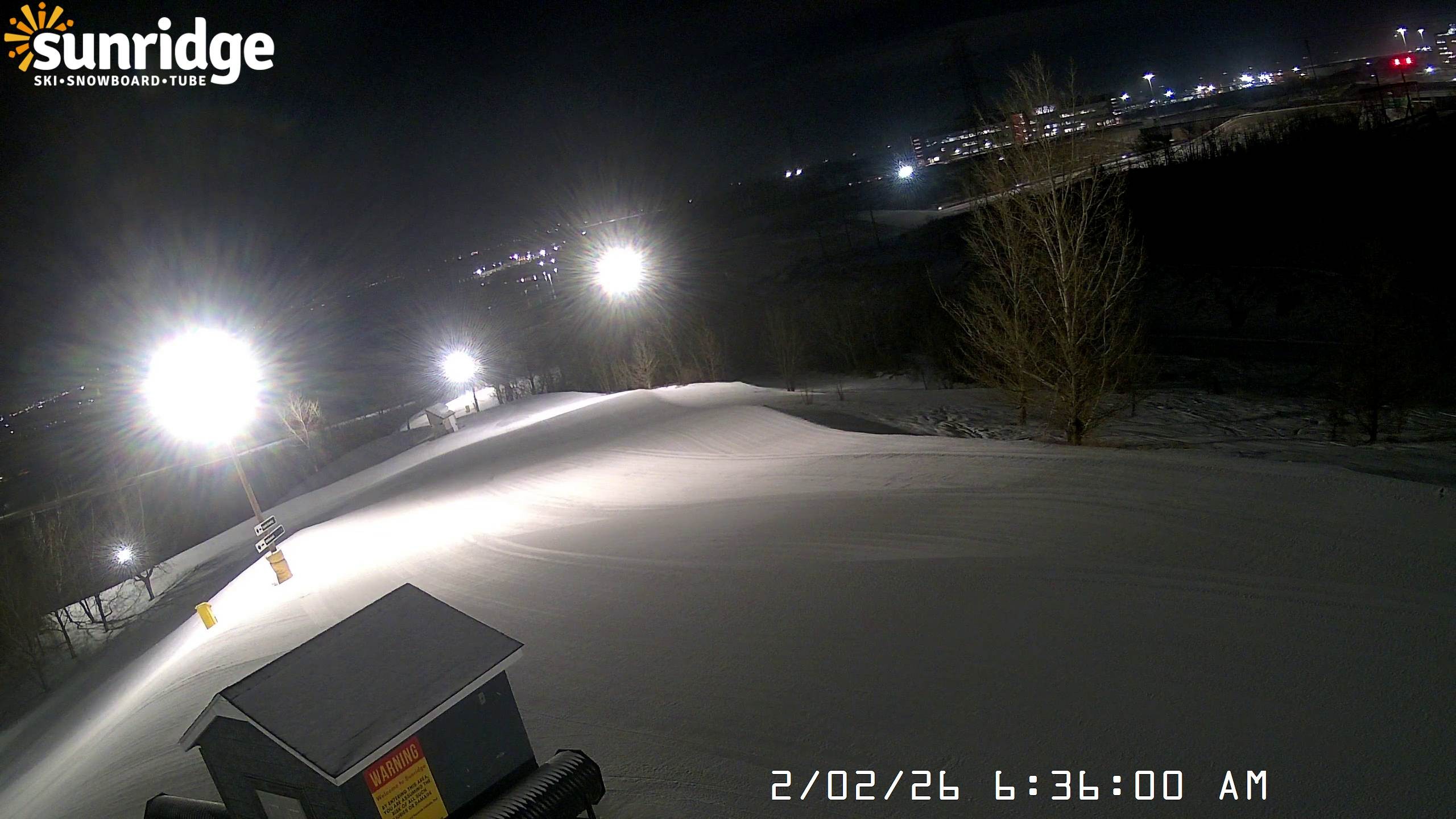 Archiv Foto Webcam Skiegebiet Sunridge(Alberta, Canada)