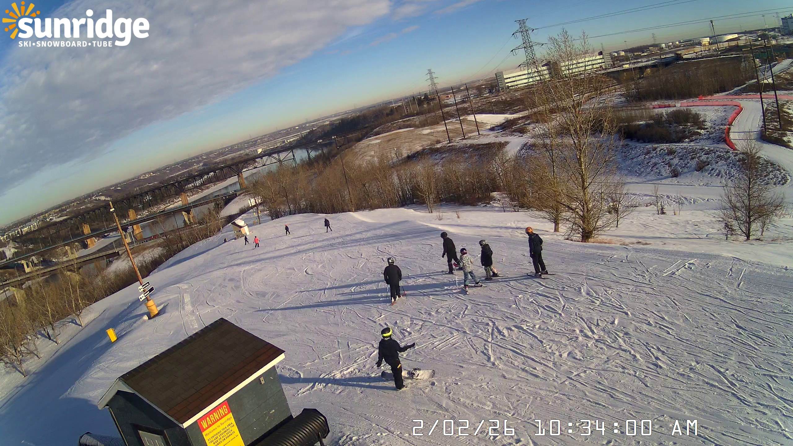 Archiv Foto Webcam Skiegebiet Sunridge(Alberta, Canada)