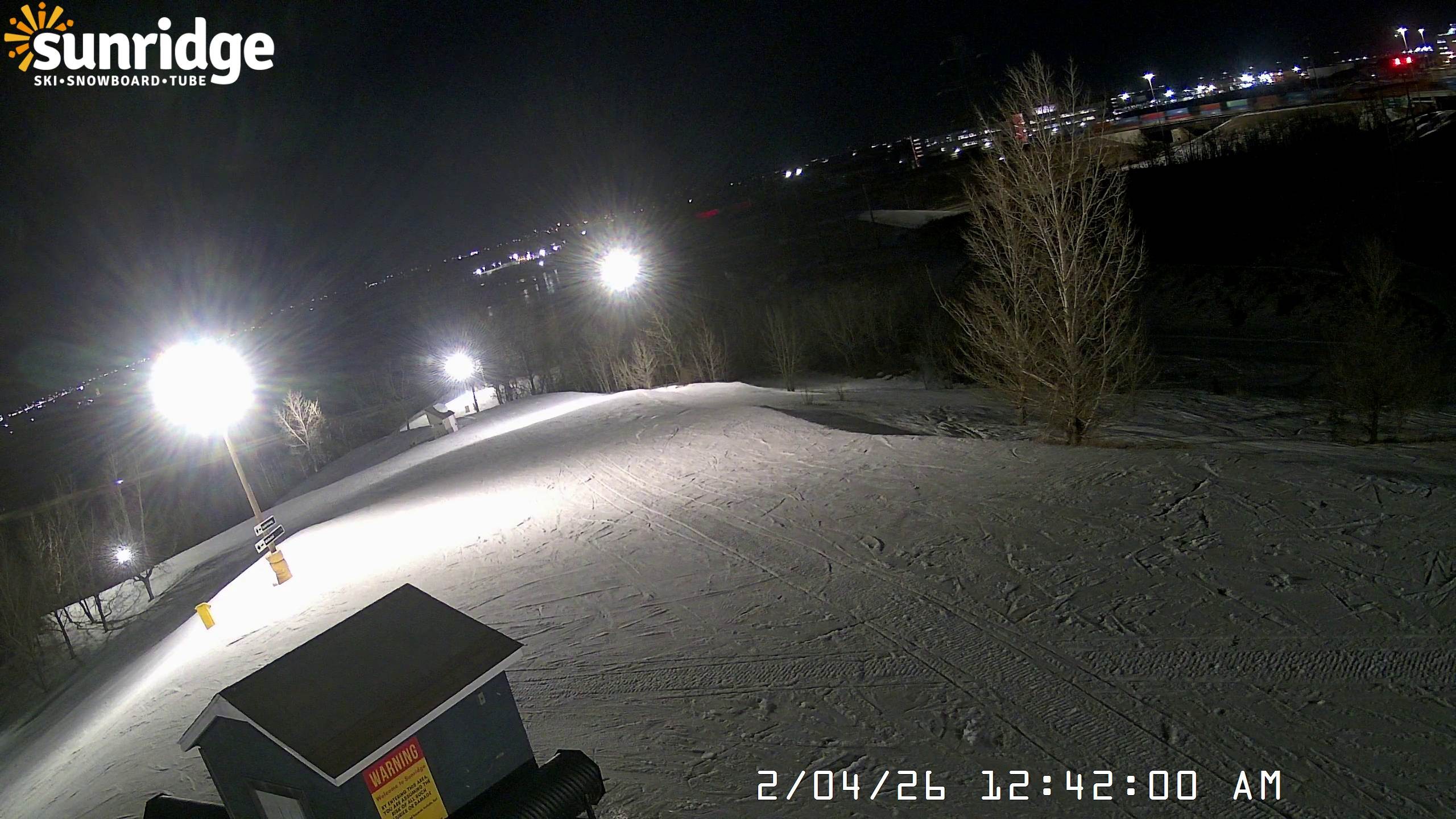 Archiv Foto Webcam Skiegebiet Sunridge(Alberta, Canada)