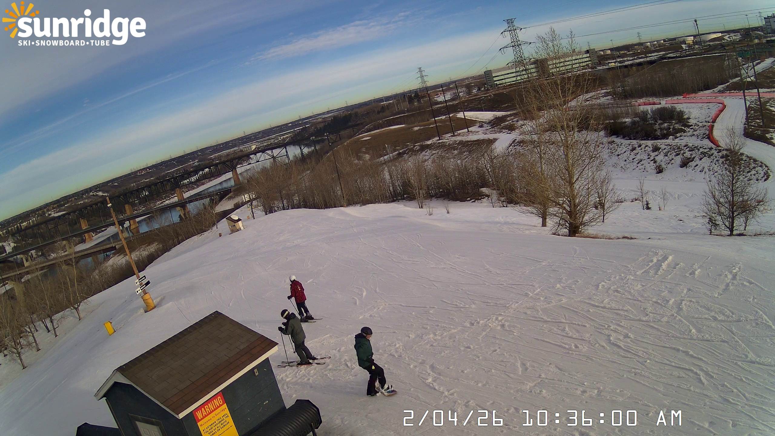 Archiv Foto Webcam Skiegebiet Sunridge(Alberta, Canada)