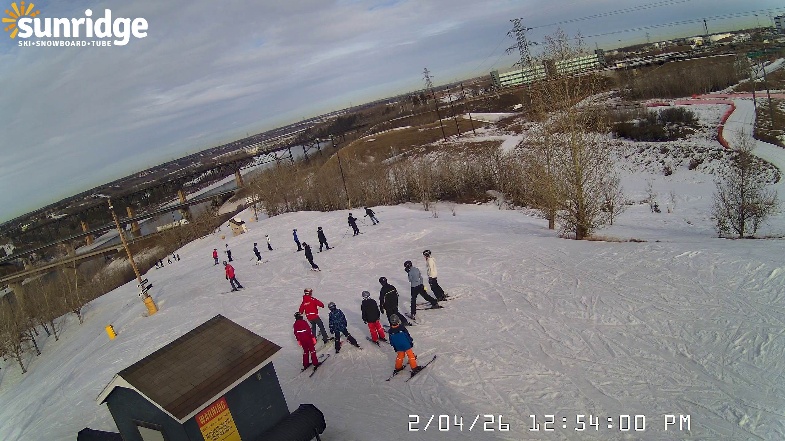 Archiv Foto Webcam Skiegebiet Sunridge(Alberta, Canada)