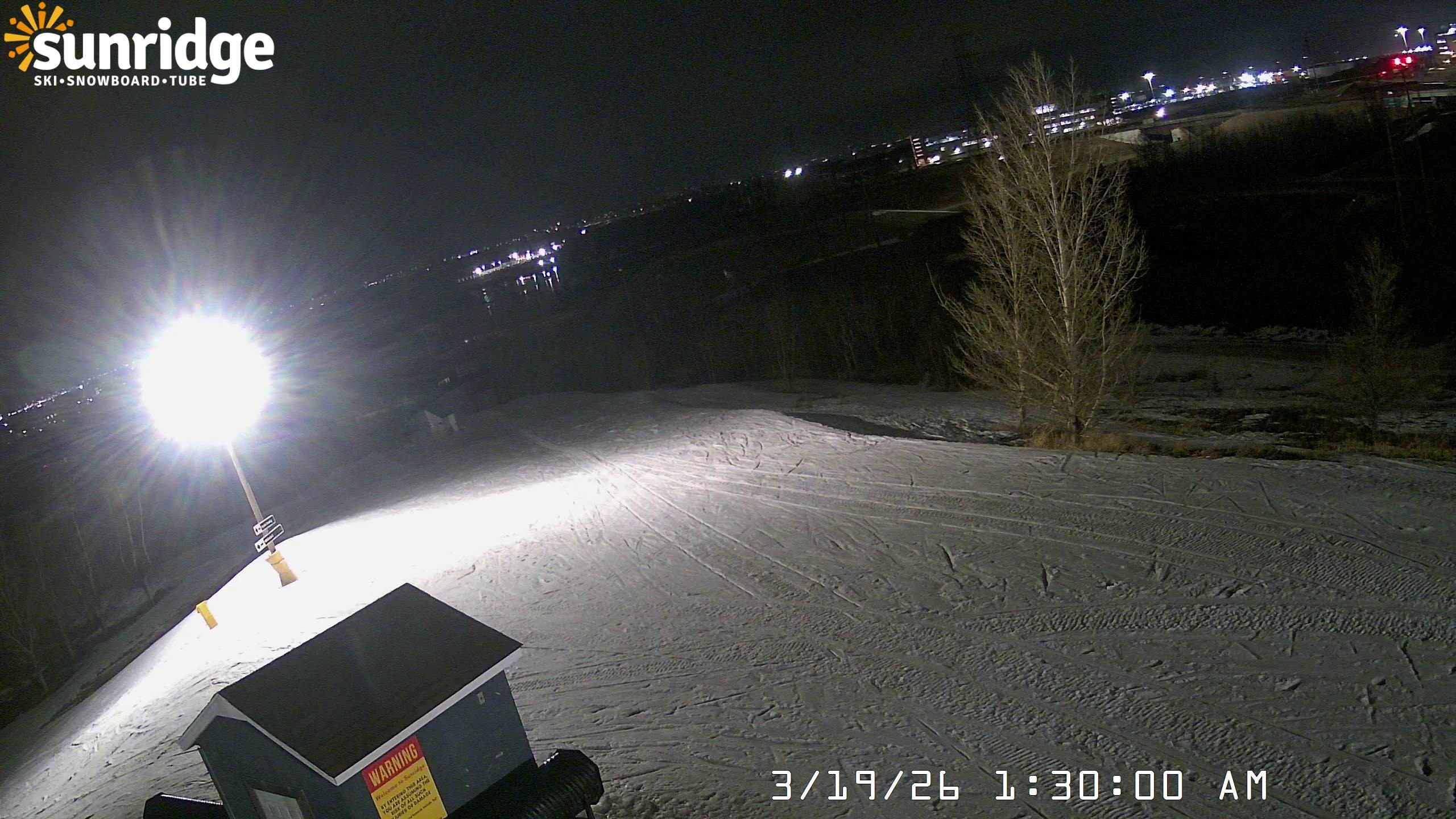 Archiv Foto Webcam Skiegebiet Sunridge(Alberta, Canada)