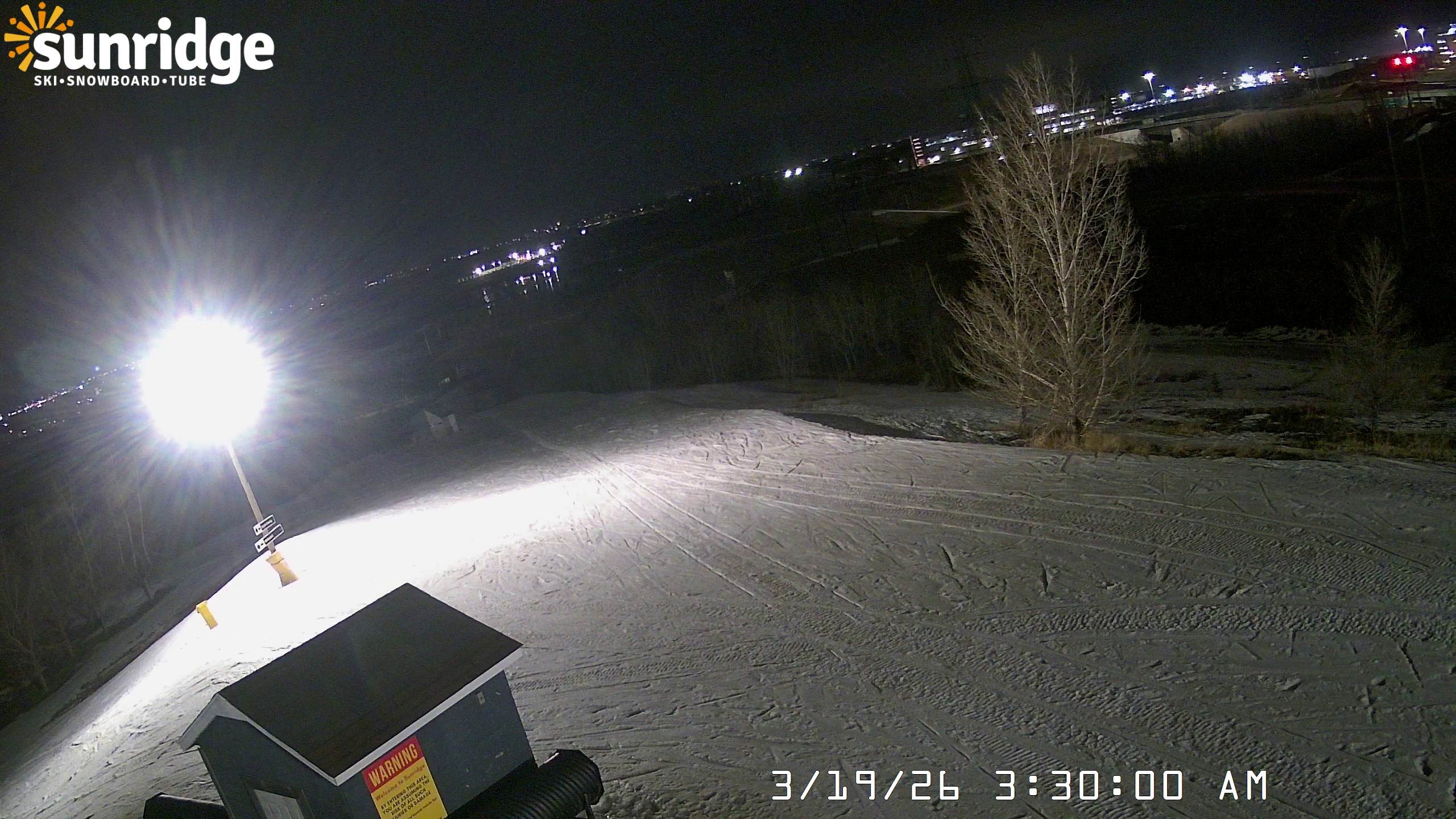 Archiv Foto Webcam Skiegebiet Sunridge(Alberta, Canada)