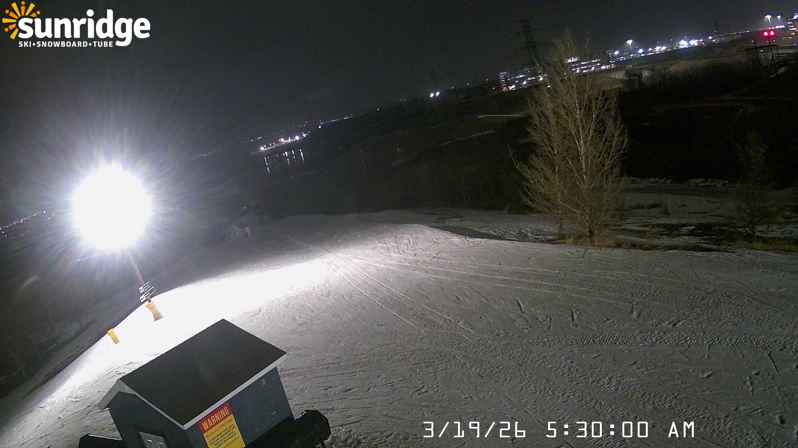 Archiv Foto Webcam Skiegebiet Sunridge(Alberta, Canada)