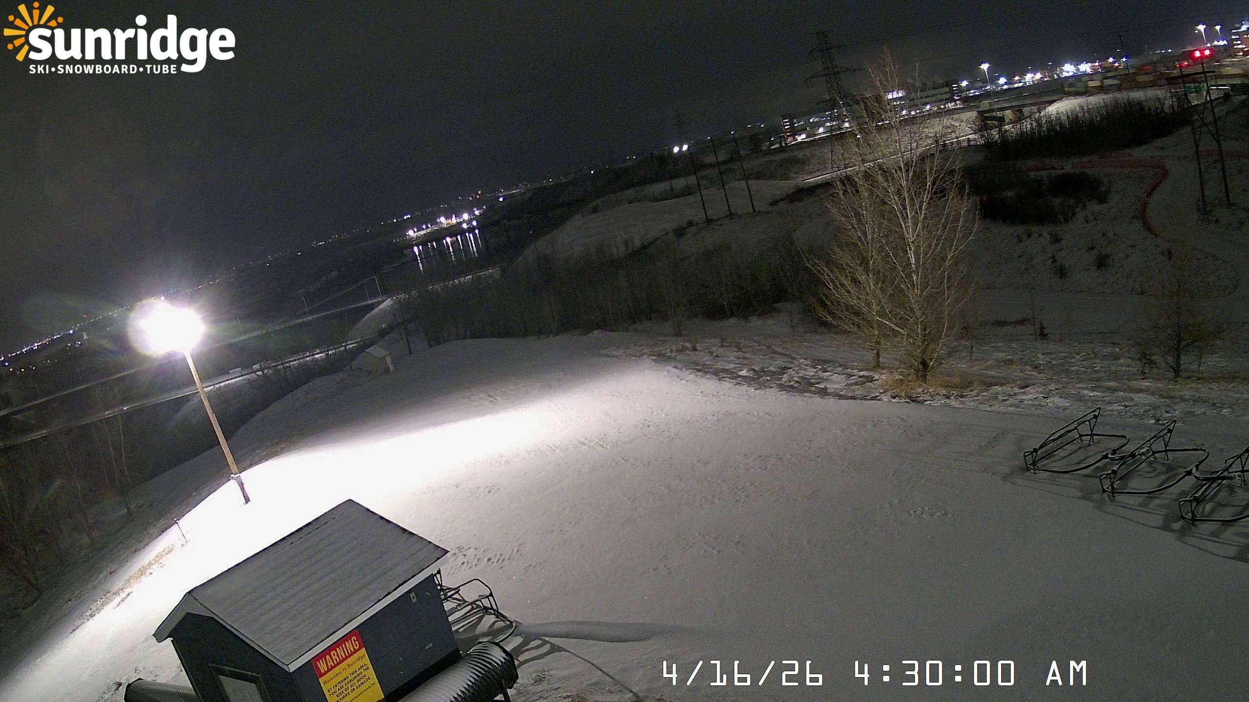 Archiv Foto Webcam Skiegebiet Sunridge(Alberta, Canada)