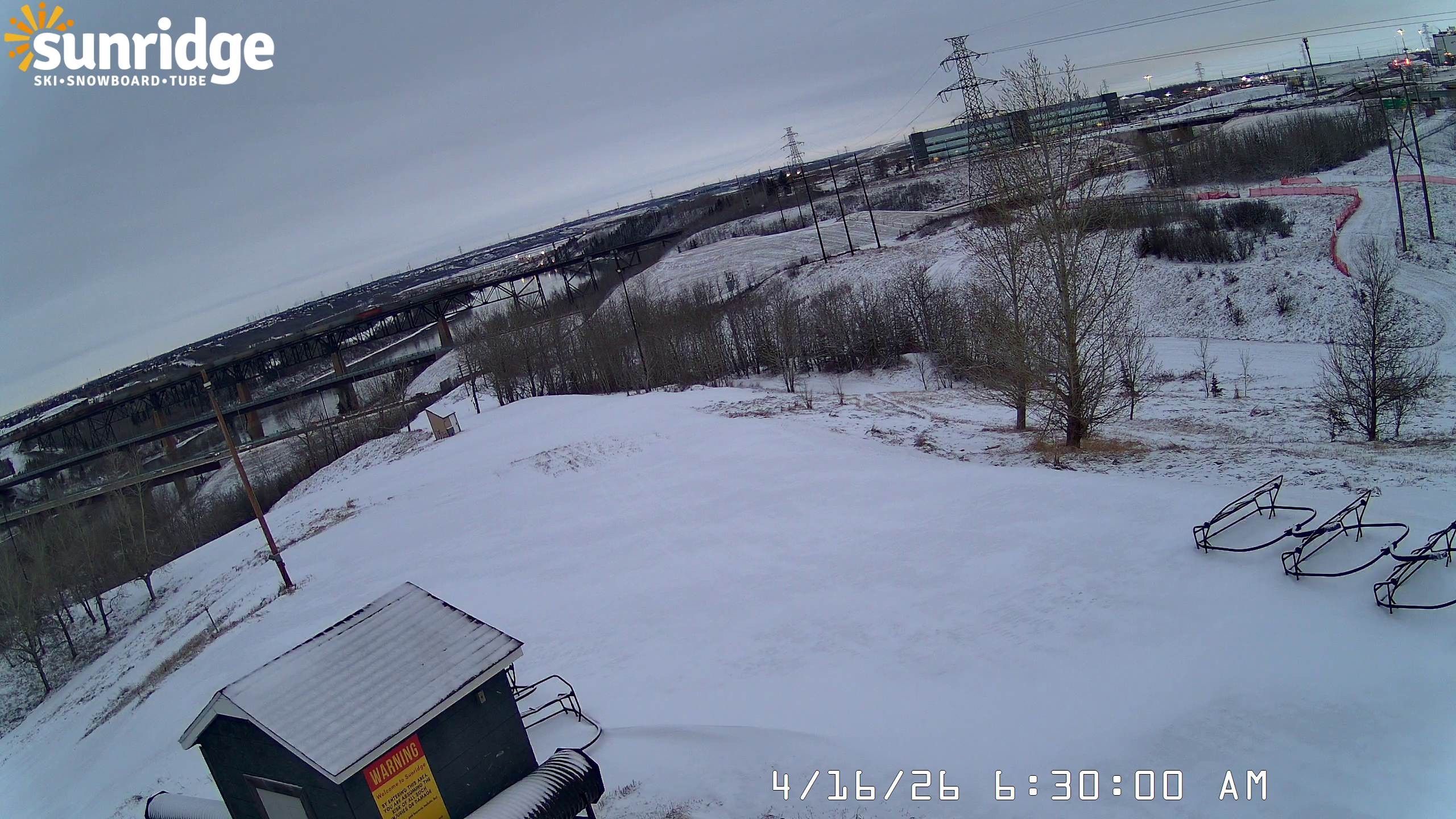 Archiv Foto Webcam Skiegebiet Sunridge(Alberta, Canada)