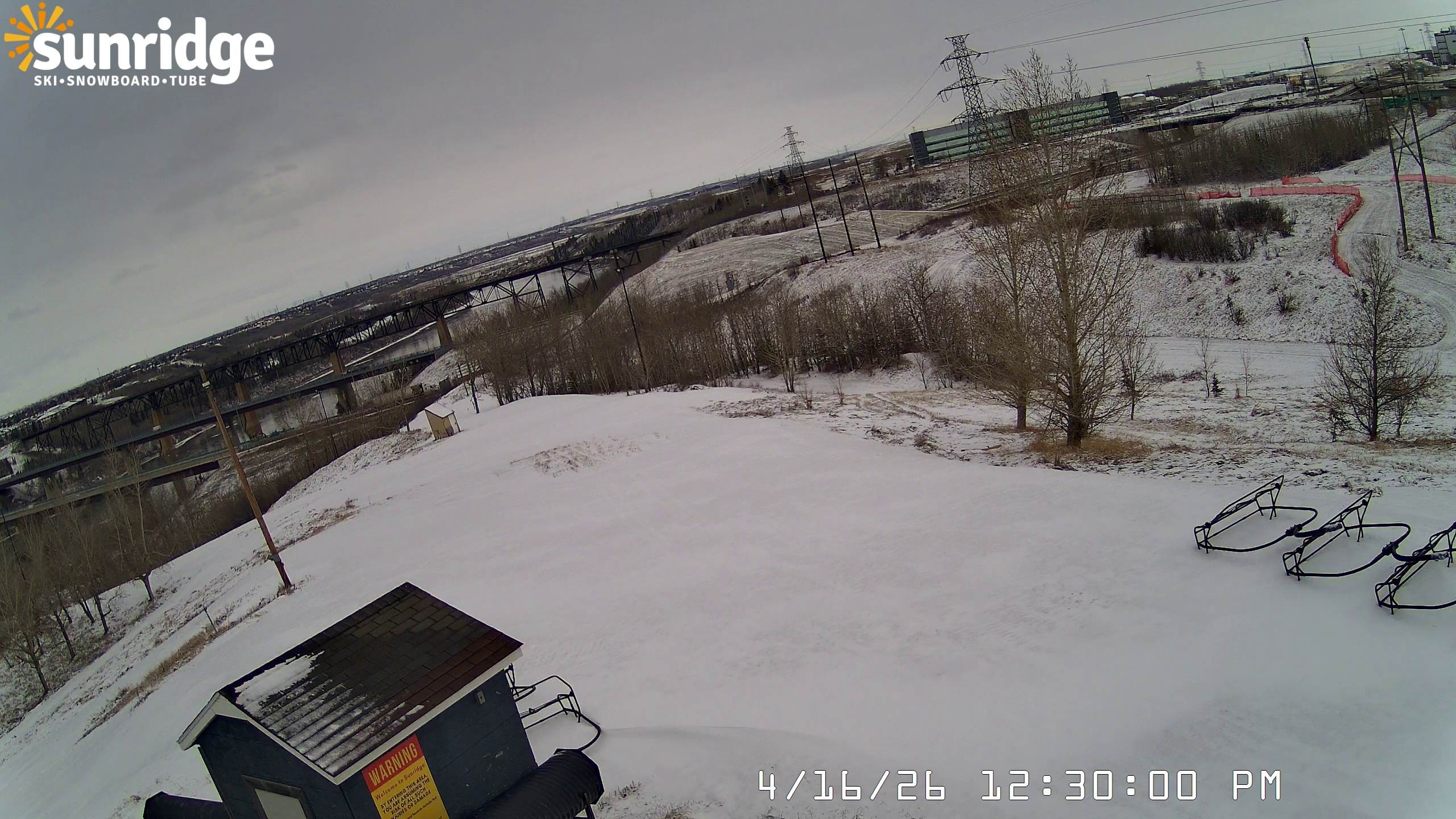 Archiv Foto Webcam Skiegebiet Sunridge(Alberta, Canada)