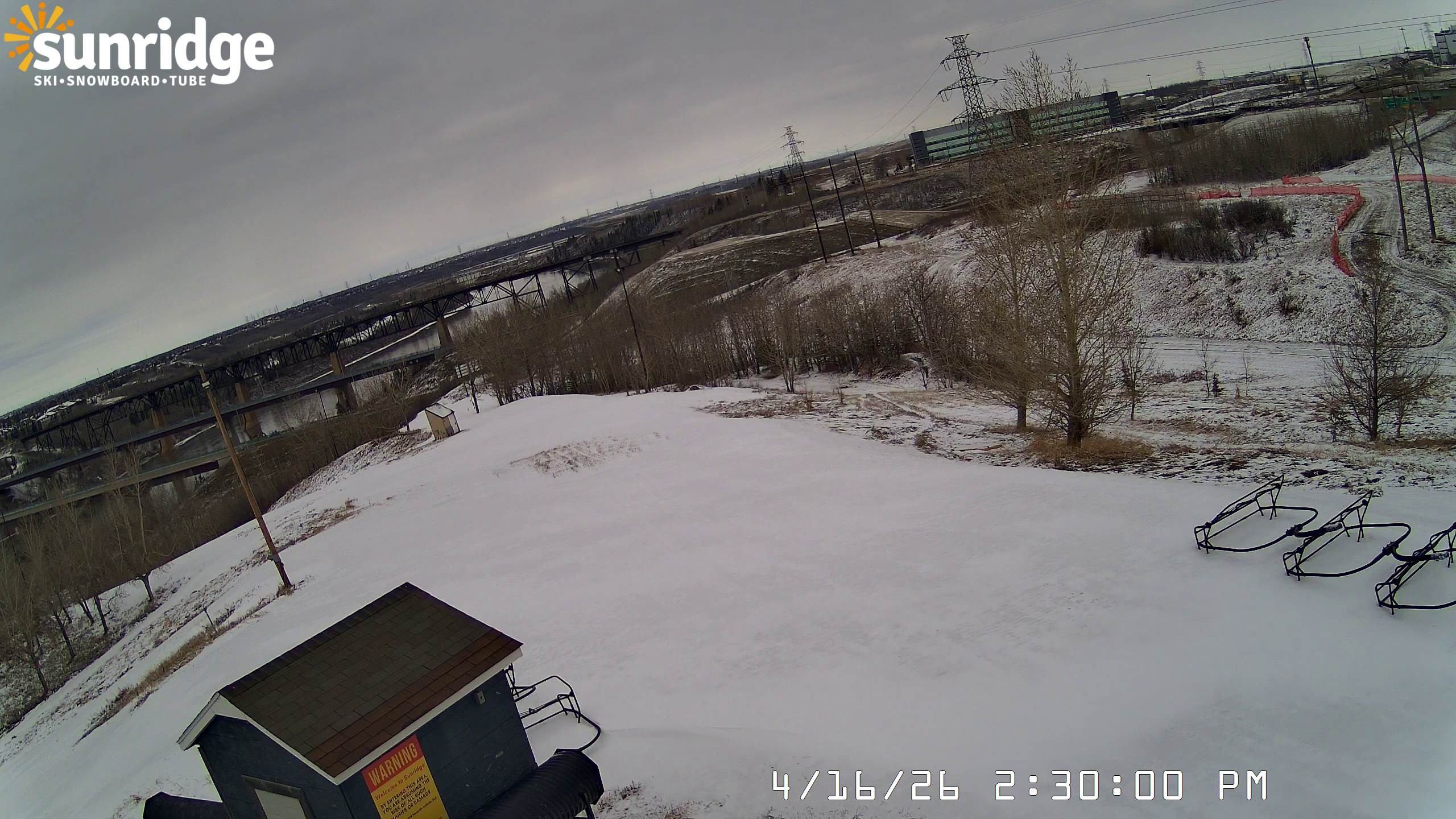 Archiv Foto Webcam Skiegebiet Sunridge(Alberta, Canada)