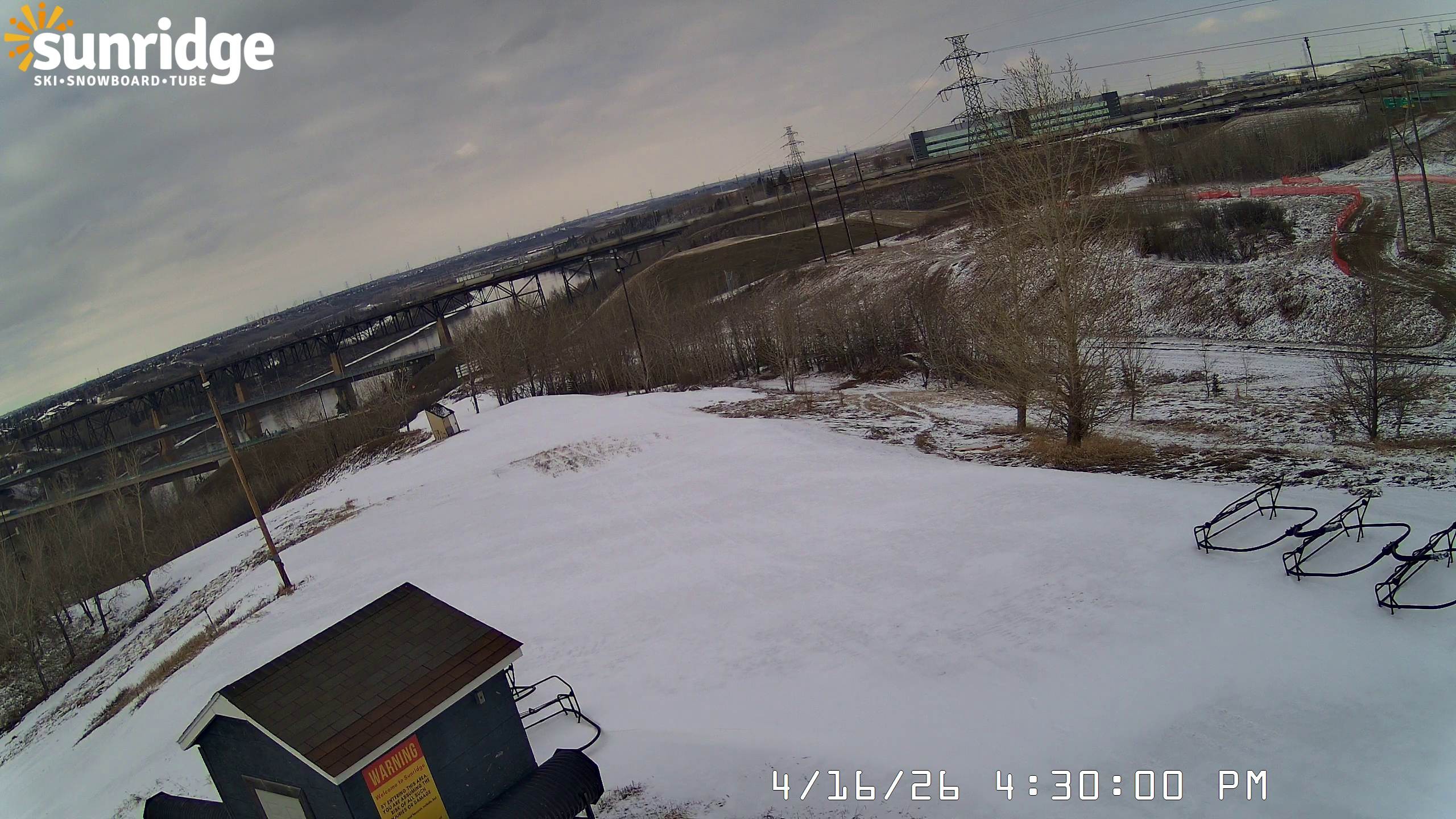 Archiv Foto Webcam Skiegebiet Sunridge(Alberta, Canada)