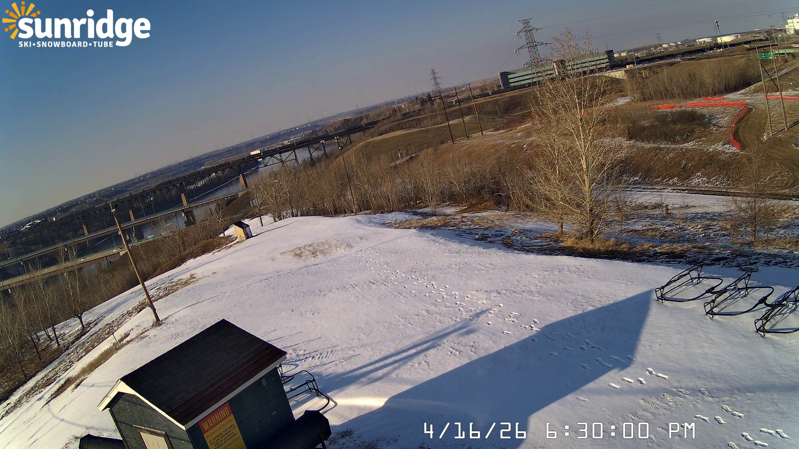 Archiv Foto Webcam Skiegebiet Sunridge(Alberta, Canada)