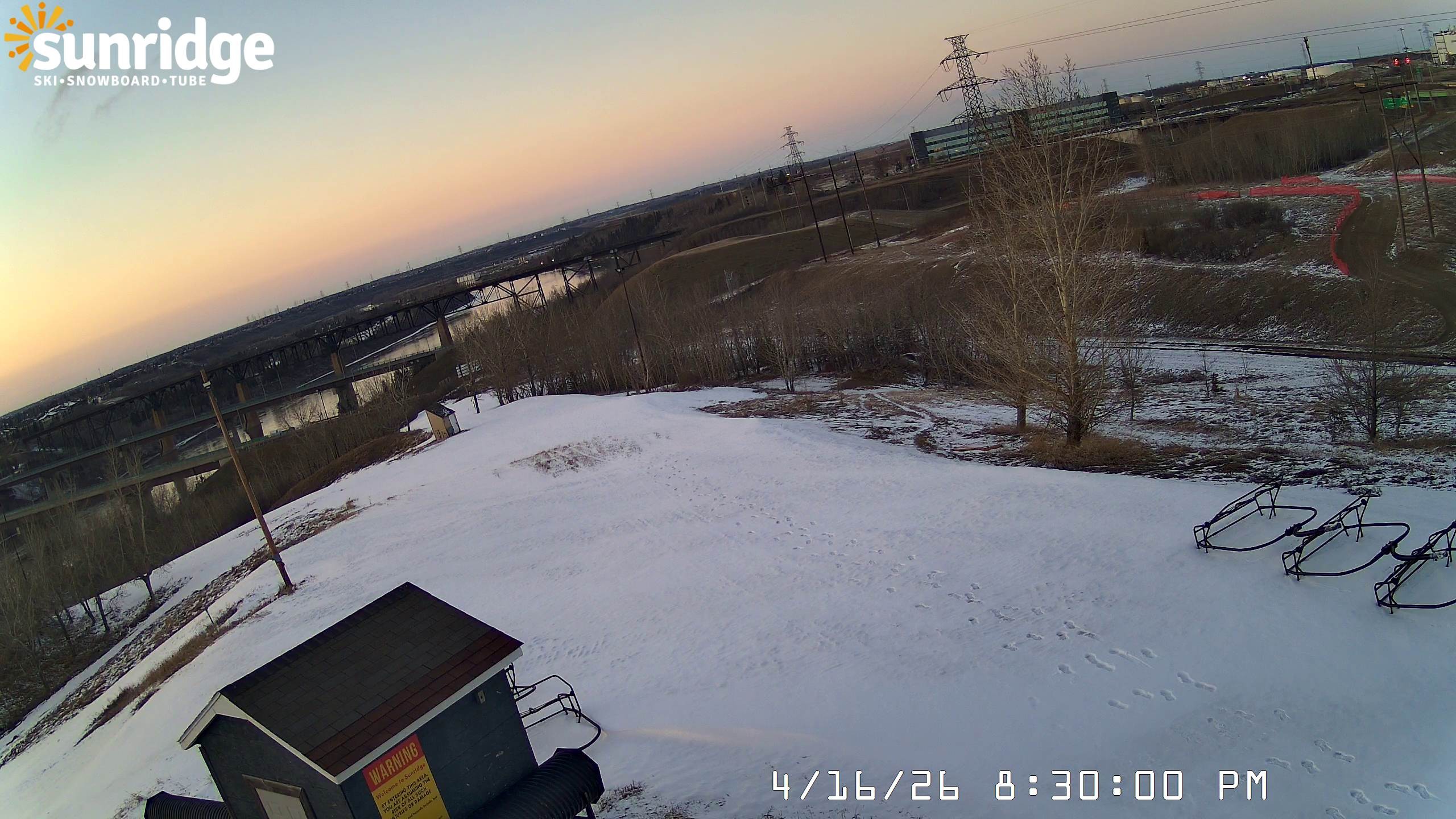 Archiv Foto Webcam Skiegebiet Sunridge(Alberta, Canada)