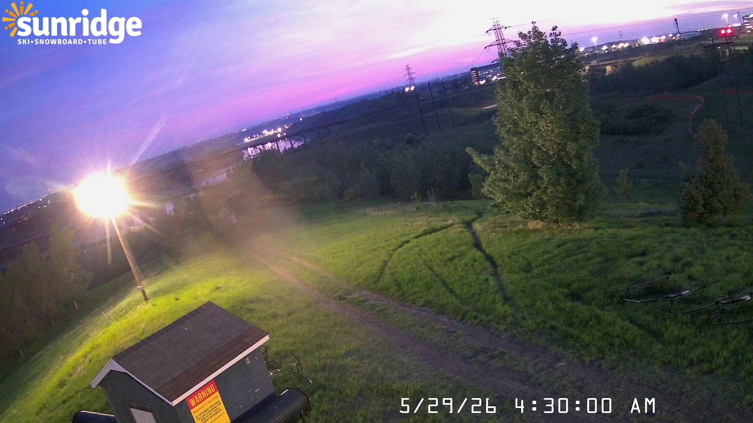 Archiv Foto Webcam Skiegebiet Sunridge(Alberta, Canada)