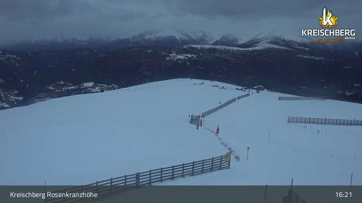 Archiv Foto Webcam Kreischberg Murau - Rosenkranzhöhe