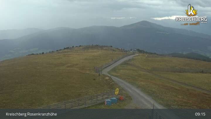 Archiv Foto Webcam Kreischberg Murau - Rosenkranzhöhe