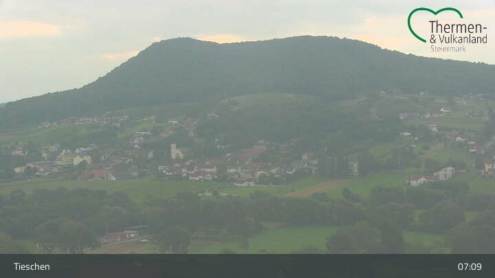 Archiv Foto Webcam Ortsblick Tieschen