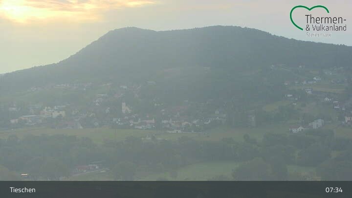 Archived image Webcam Tieschen Town View