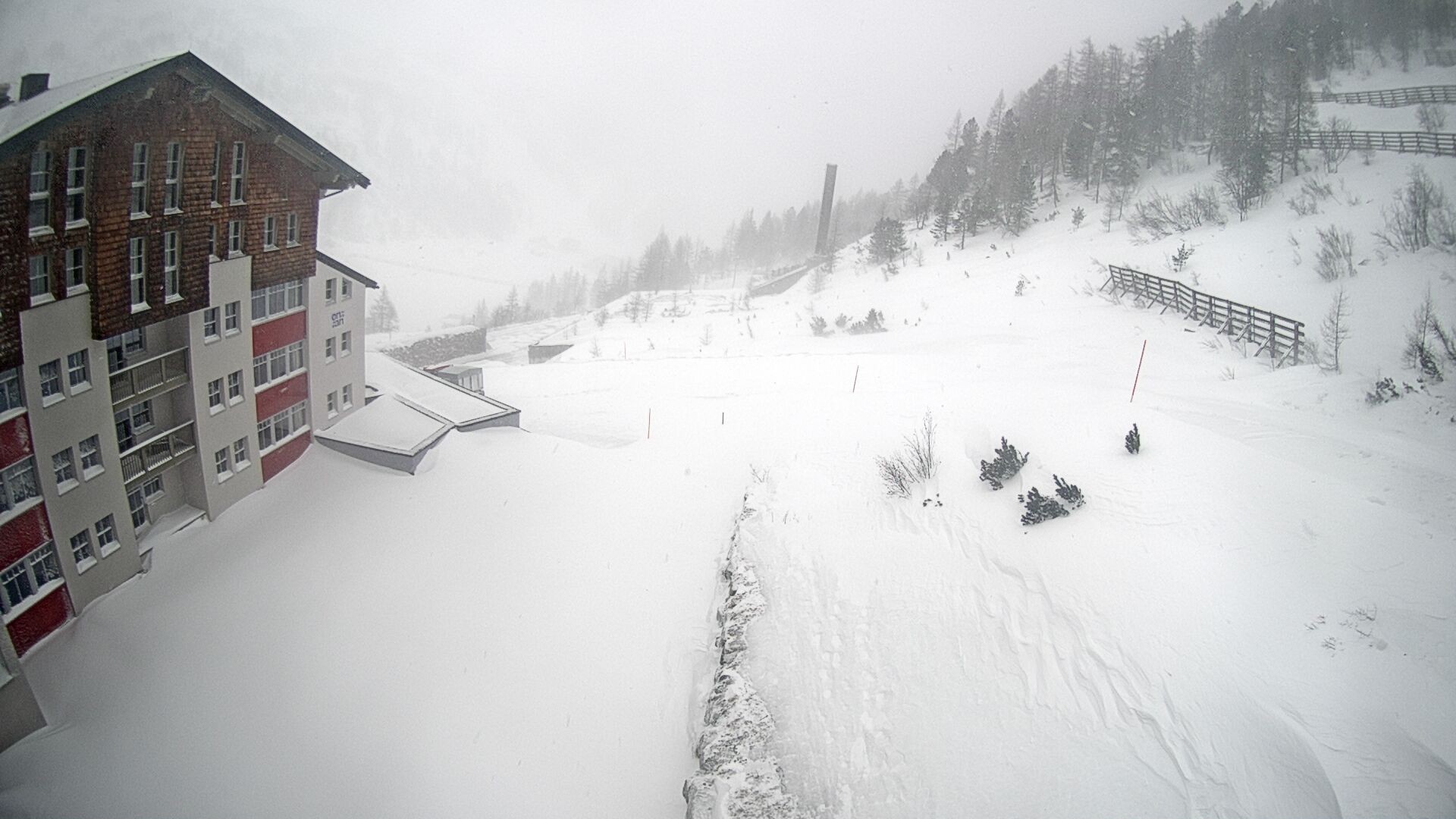 Archiv Foto Webcam Obertauern – Blick Hotel Enzian