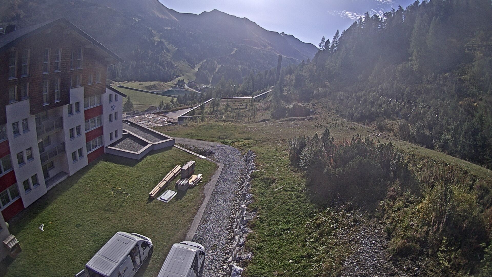 Archiv Foto Webcam Obertauern – Blick Hotel Enzian