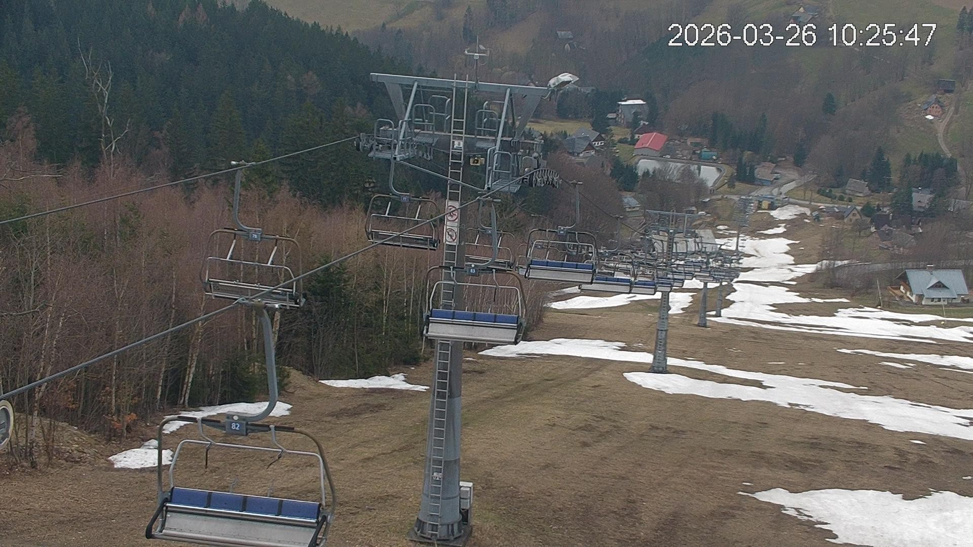 Archiv Foto Webcam Benecko - Bergstation Sessellift
