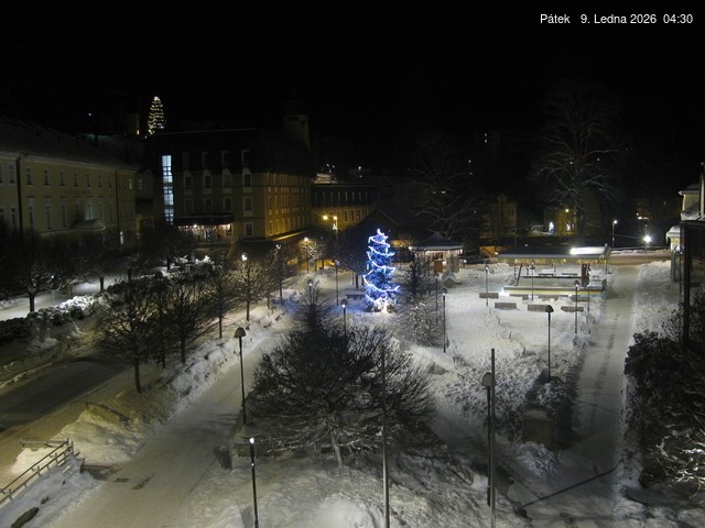 Archiv Foto Webcam Janske Lazne Dorfzentrum