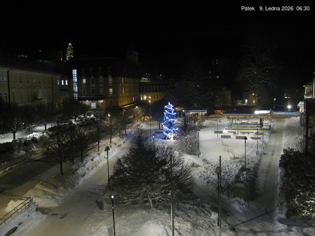 Archiv Foto Webcam Janske Lazne Dorfzentrum
