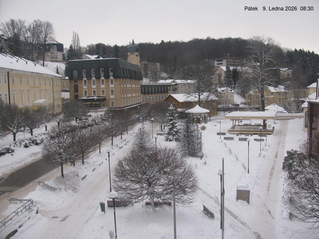 Archiv Foto Webcam Janske Lazne Dorfzentrum