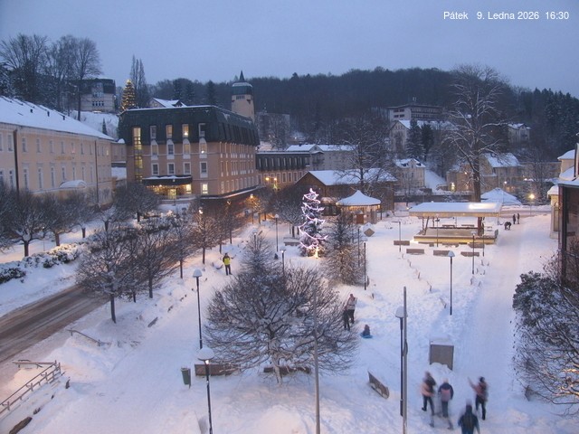 Archiv Foto Webcam Janske Lazne Dorfzentrum