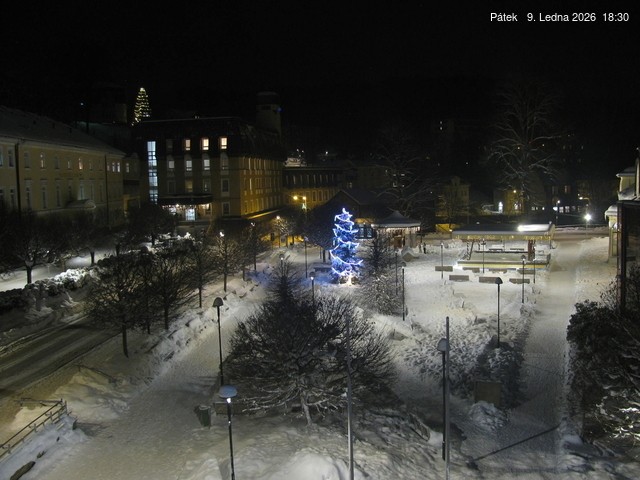 Archiv Foto Webcam Janske Lazne Dorfzentrum