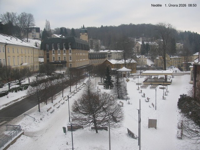 Archiv Foto Webcam Janske Lazne Dorfzentrum