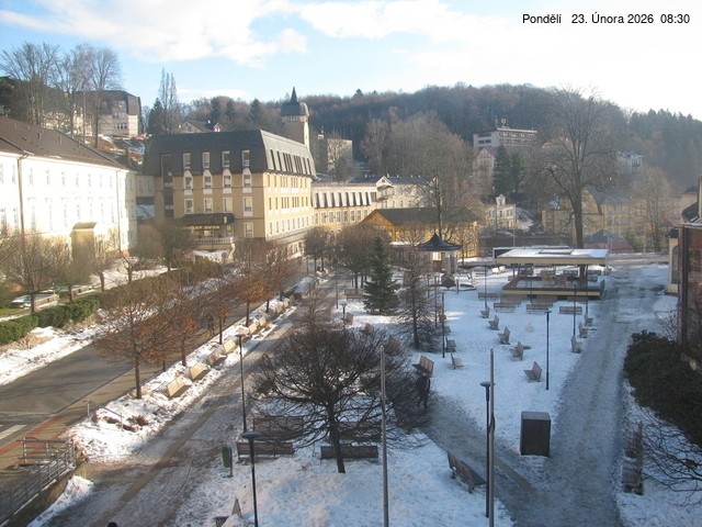 Archiv Foto Webcam Janske Lazne Dorfzentrum
