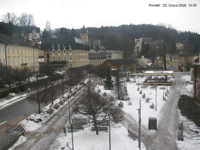 Archiv Foto Webcam Janske Lazne Dorfzentrum