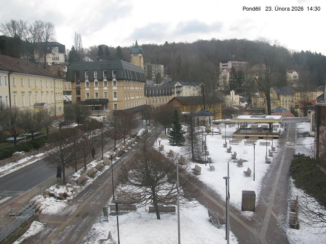 Archiv Foto Webcam Janske Lazne Dorfzentrum