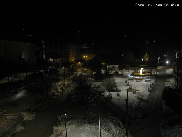 Archived image Webcam Janske Lazne Village center