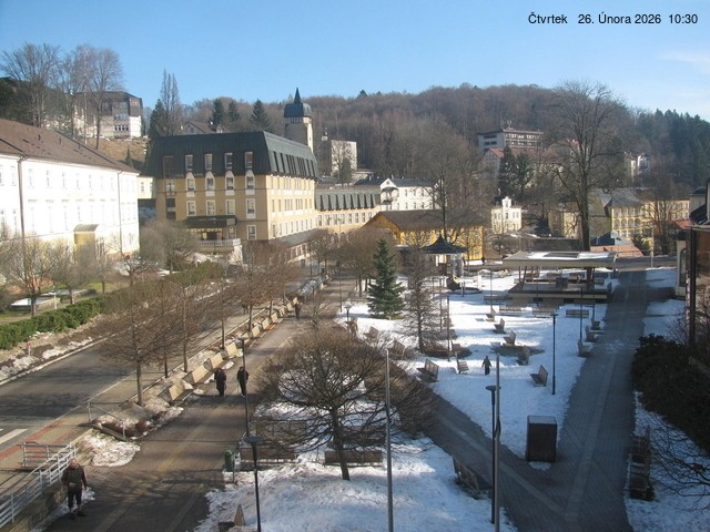 Archived image Webcam Janske Lazne Village center
