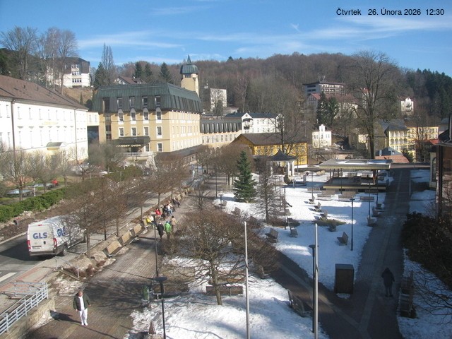Archived image Webcam Janske Lazne Village center