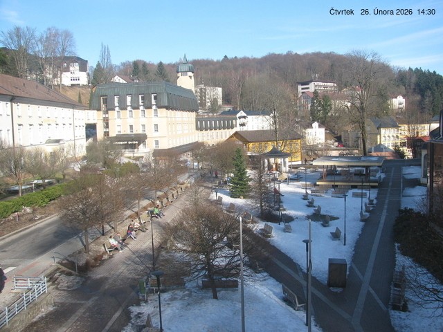 Archived image Webcam Janske Lazne Village center