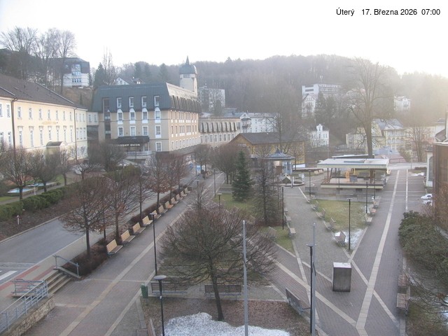Archiv Foto Webcam Janske Lazne Dorfzentrum
