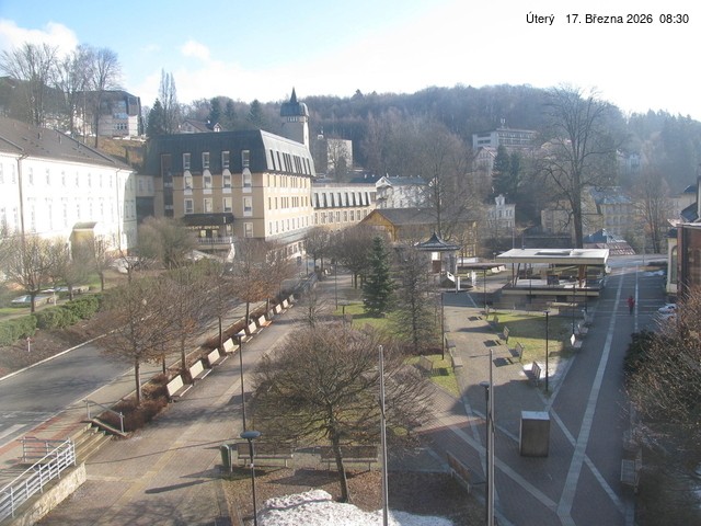 Archiv Foto Webcam Janske Lazne Dorfzentrum