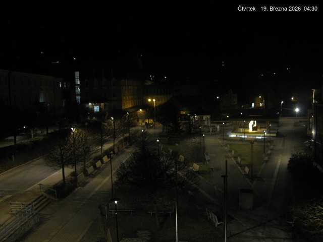 Archived image Webcam Janske Lazne Village center