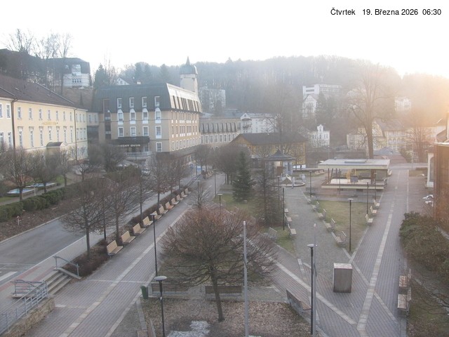 Archiv Foto Webcam Janske Lazne Dorfzentrum