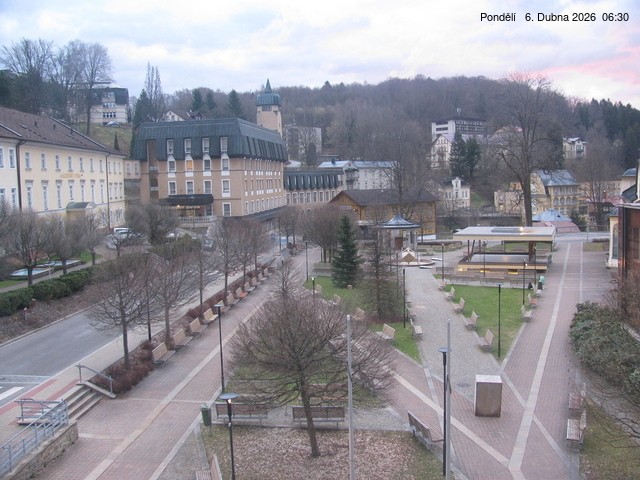 Archiv Foto Webcam Janske Lazne Dorfzentrum