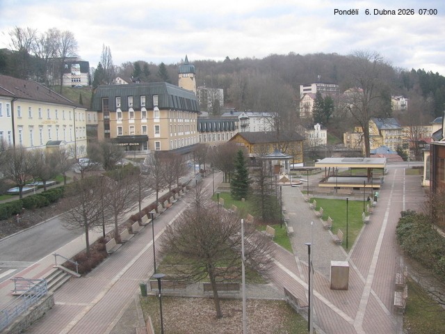 Archiv Foto Webcam Janske Lazne Dorfzentrum