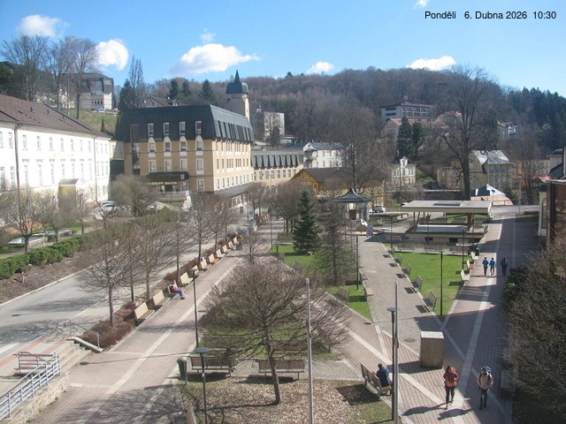 Archiv Foto Webcam Janske Lazne Dorfzentrum