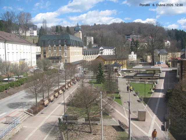 Archiv Foto Webcam Janske Lazne Dorfzentrum