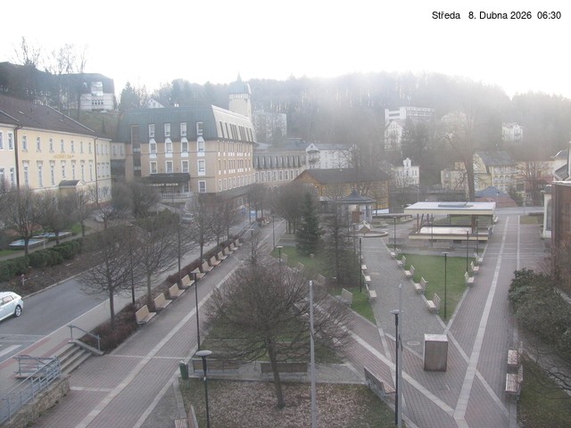 Archiv Foto Webcam Janske Lazne Dorfzentrum