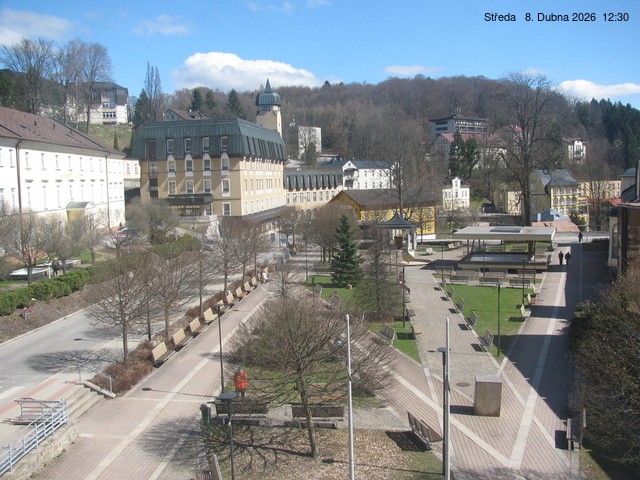 Archiv Foto Webcam Janske Lazne Dorfzentrum
