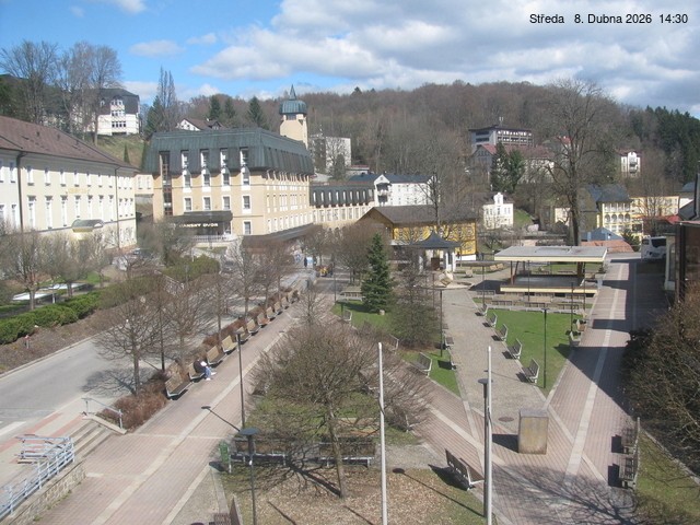 Archiv Foto Webcam Janske Lazne Dorfzentrum