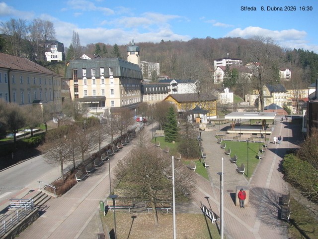 Archiv Foto Webcam Janske Lazne Dorfzentrum
