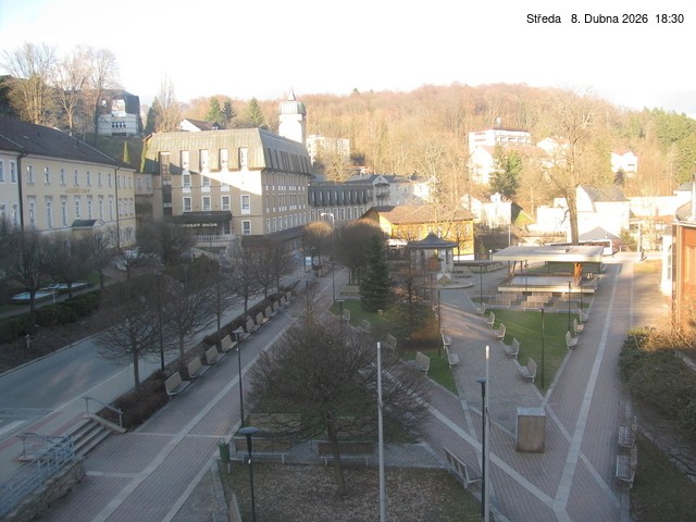 Archiv Foto Webcam Janske Lazne Dorfzentrum